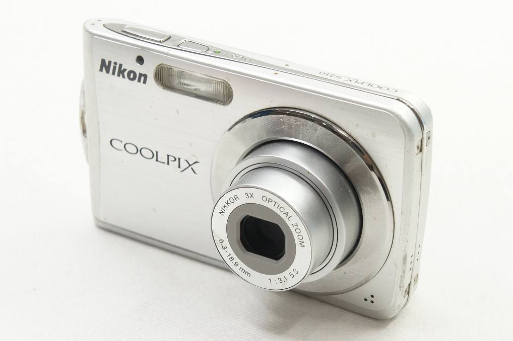 Nikon ニコン COOLPIX S210 コンパクトデジタルカメラ ブライトシルバー 250808e