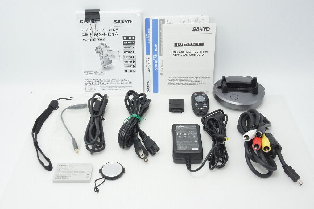 美品 SANYO サンヨー デジタルムービーカメラ Xacti DMX-HD1A 260508r