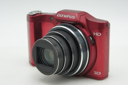 Excellent condition OLYMPUS SZ-11 Compact Digital Camera Red 260205u