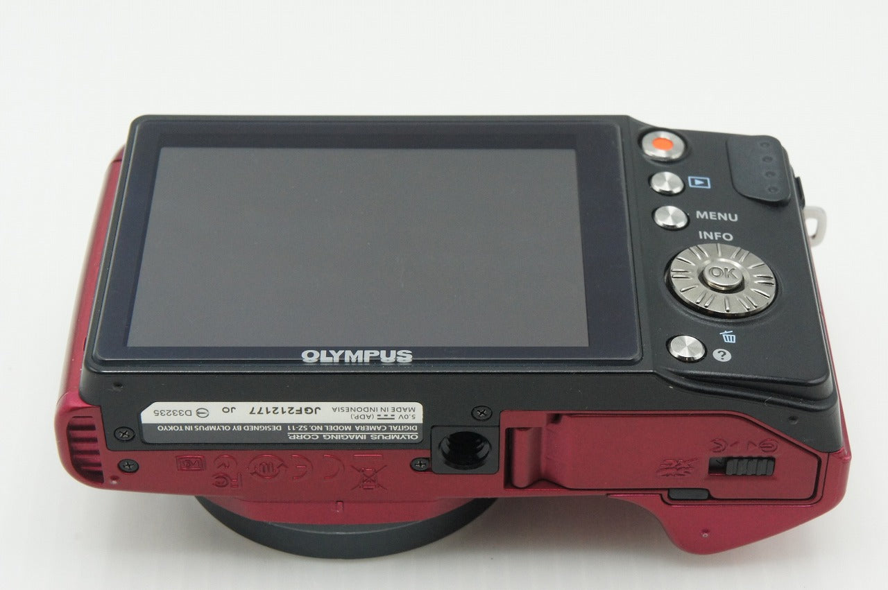 Excellent condition OLYMPUS SZ-11 Compact Digital Camera Red 260205u