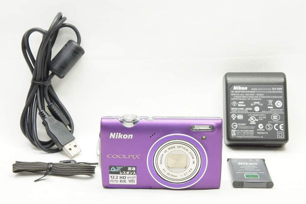 訳あり品 Nikon ニコン COOLPIX S5100 コンパクトデジタルカメラ パープル 250228e