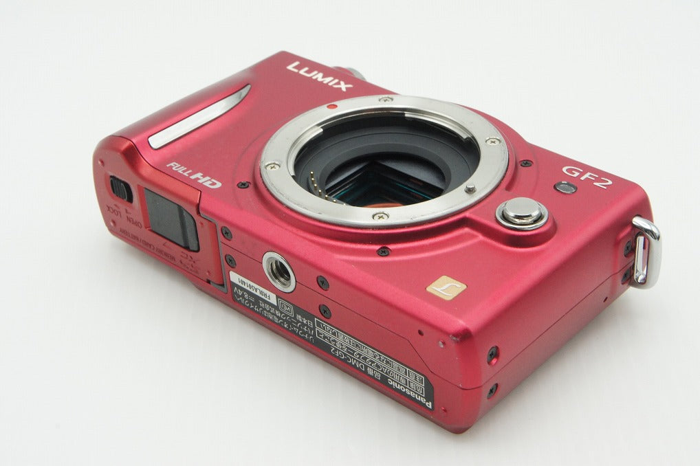 良品 Panasonic パナソニック LUMIX DMC-GF2 ボディ ミラーレス一眼カメラ ファインレッド 260210b