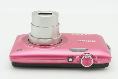 美品 Nikon ニコン COOLPIX S3300 コンパクトデジタルカメラ ストロベリーピンク 260210s