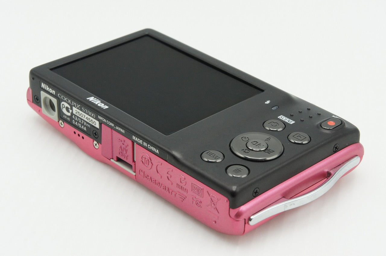 美品 Nikon ニコン COOLPIX S3300 コンパクトデジタルカメラ ストロベリーピンク 260210s
