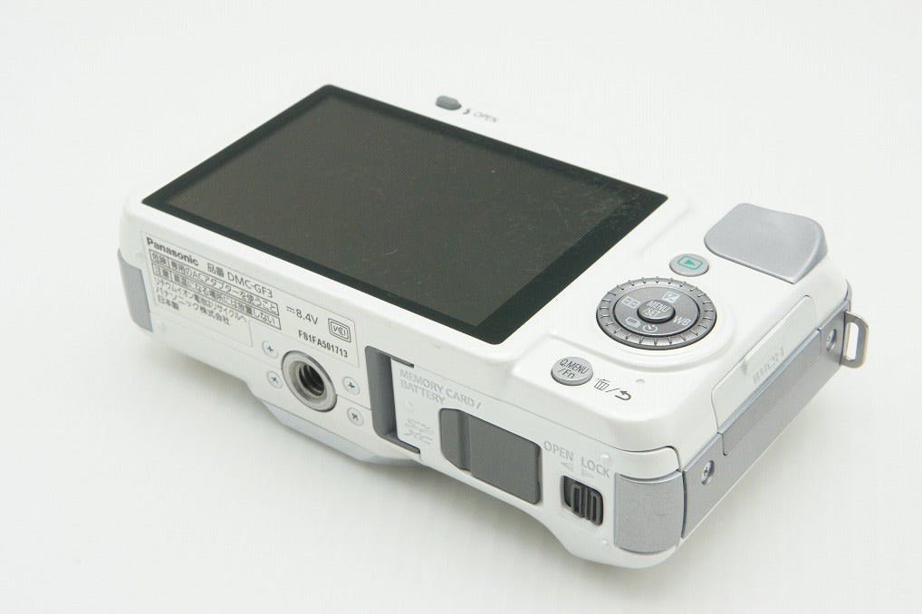 良品 Panasonic パナソニック LUMIX DMC-GF3 ボディ ミラーレス一眼カメラ シェルホワイト 260210d