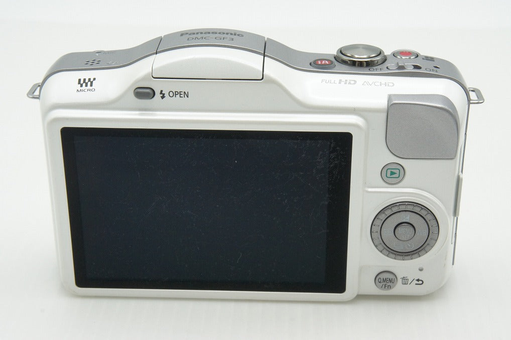 良品 Panasonic パナソニック LUMIX DMC-GF3 ボディ ミラーレス一眼カメラ シェルホワイト 260210d
