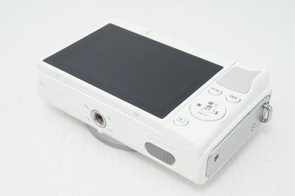 良品 Canon キヤノン EOS M100 ボディ + EF-M 15-45mm IS STM レンズキット ミラーレス一眼カメラ ホワイト 260515s
