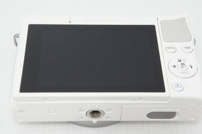 良品 Canon キヤノン EOS M100 ボディ + EF-M 15-45mm IS STM レンズキット ミラーレス一眼カメラ ホワイト 260515s
