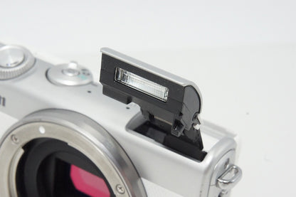 良品 Canon キヤノン EOS M100 ボディ + EF-M 15-45mm IS STM レンズキット ミラーレス一眼カメラ ホワイト 260515s
