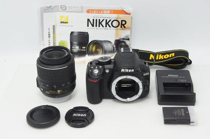 Mint Nikon D3100 Body + AF-S DX 18-55mm VR Lens Kit Digital SLR Camera 260514d