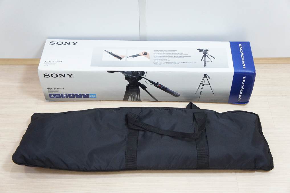 美品 SONY ソニー VCT-1170RM リモコン三脚 ブラック ケース 元箱付 260825f