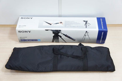 美品 SONY ソニー VCT-1170RM リモコン三脚 ブラック ケース 元箱付 260825f