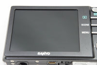 良品 SANYO サンヨー DSC-X1260 コンパクトデジタルカメラ ブラック 元箱付 240617l