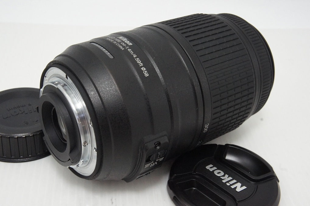 美品 Nikon ニコン AF-S DX NIKKOR 55-300mm F4.5-5.6G ED VR APS-C ズームレンズ 元箱付 260514e