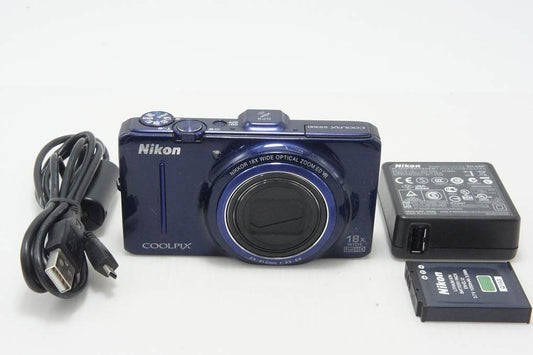 Nikon COOLPIX S9300 Compact Digital Camera Navy Blue - Imperfect Item 260826k