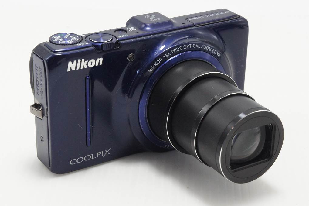 訳あり品 Nikon ニコン COOLPIX S9300 コンパクトデジタルカメラ ネイビーブルー 260826k