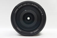 良品 Canon キヤノン EF-S 18-200mm F3.5-5.6 IS APS-C ズームレンズ フード付 250814d