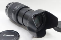良品 Canon キヤノン EF-S 18-200mm F3.5-5.6 IS APS-C ズームレンズ フード付 250814d