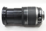 良品 Canon キヤノン EF-S 18-200mm F3.5-5.6 IS APS-C ズームレンズ フード付 250814d