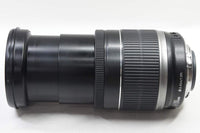 良品 Canon キヤノン EF-S 18-200mm F3.5-5.6 IS APS-C ズームレンズ フード付 250814d