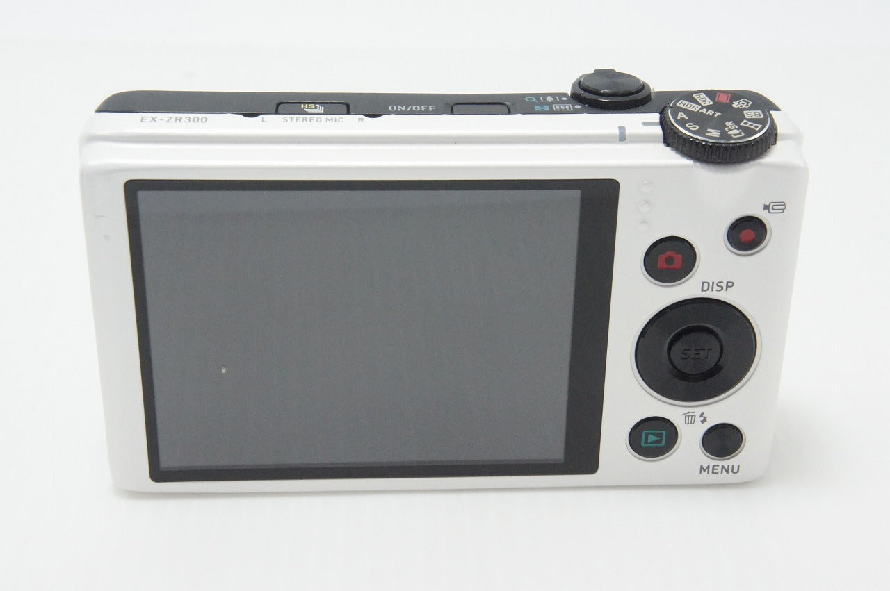 CASIO カシオ HIGH SPEED EXILIM EX-ZR300 コンパクトデジタルカメラ ホワイト 元箱付 260826n