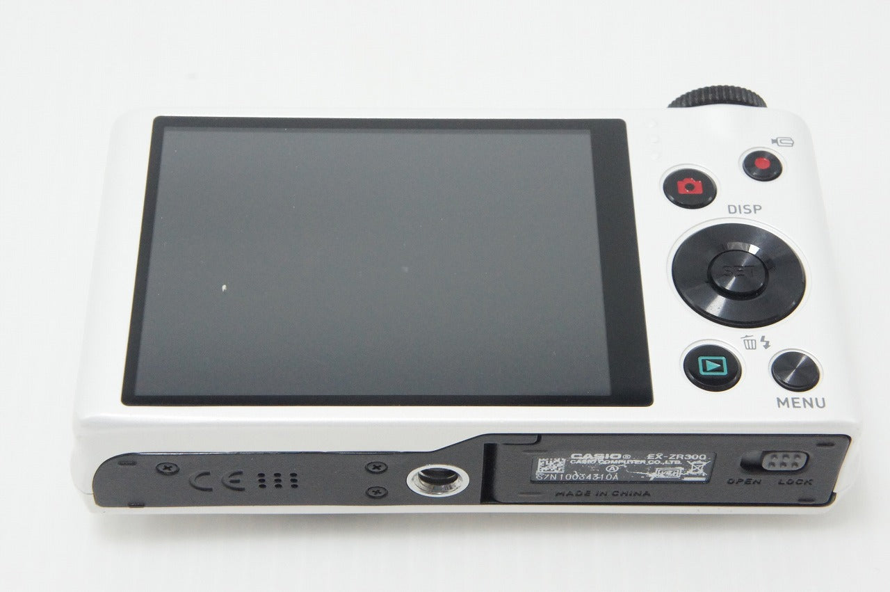 CASIO カシオ HIGH SPEED EXILIM EX-ZR300 コンパクトデジタルカメラ ホワイト 元箱付 260826n