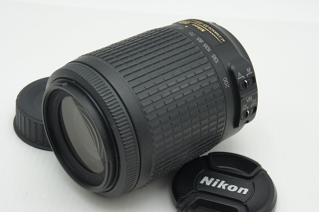 良品 Nikon ニコン AF-S DX NIKKOR 55-200mm F4-5.6G ED VR APS-C ズームレンズ 元箱付 260211aa