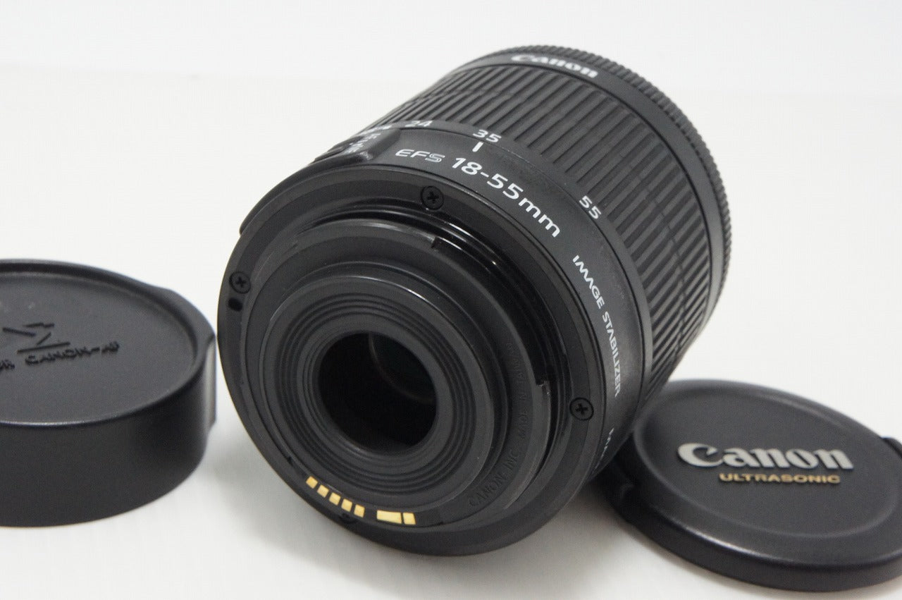 良品 Canon キヤノン EF-S 18-55mm F3.5-5.6 IS STM APS-C ズーム
