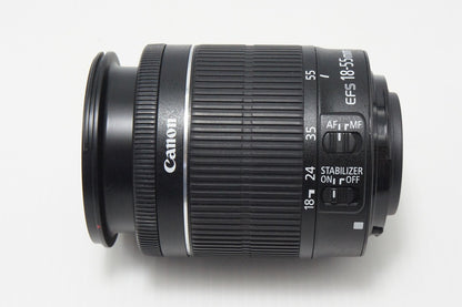 良品 Canon キヤノン EF-S 18-55mm F3.5-5.6 IS STM APS-C ズームレンズ 260826f