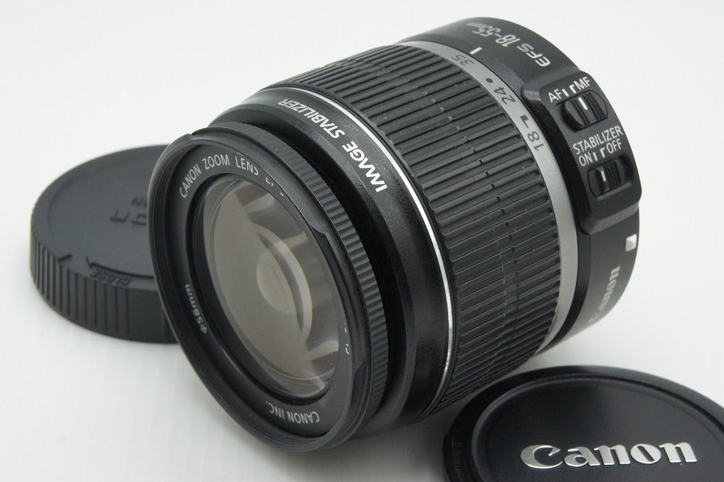 良品 Canon キヤノン EF-S 18-55mm F3.5-5.6 IS APS-C ズームレンズ 260212f