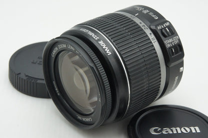 良品 Canon キヤノン EF-S 18-55mm F3.5-5.6 IS APS-C ズームレンズ 260212f