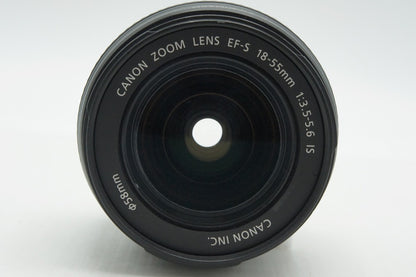 良品 Canon キヤノン EF-S 18-55mm F3.5-5.6 IS APS-C ズームレンズ 260212f