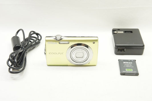 訳あり品 Nikon ニコン COOLPIX S3000 コンパクトデジタルカメラ ポップグリーン 250814b