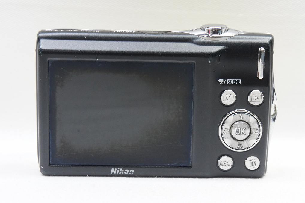 訳あり品 Nikon ニコン COOLPIX S3000 コンパクトデジタルカメラ ポップグリーン 250814b