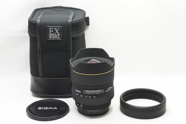 訳あり品 SIGMA シグマ 12-24mm F4.5-5.6 EX DG HSM Canon キヤノン EFマウント ケース付 240218f