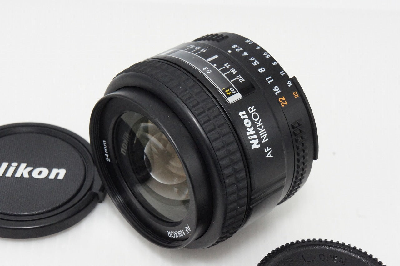 美品 Nikon ニコン AF NIKKOR 24mm F2.8D 単焦点レンズ 260515j