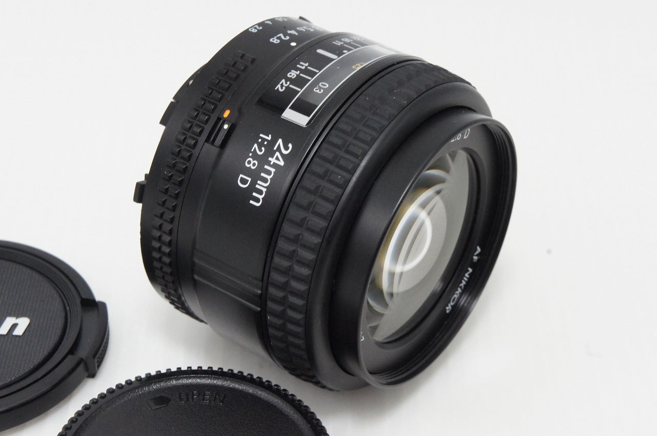 美品 Nikon ニコン AF NIKKOR 24mm F2.8D 単焦点レンズ 260515j