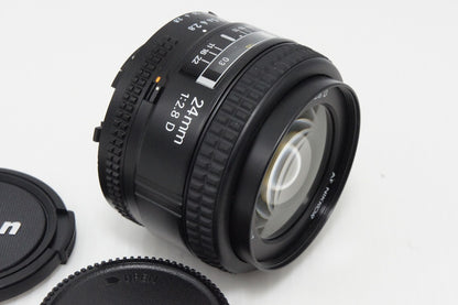 美品 Nikon ニコン AF NIKKOR 24mm F2.8D 単焦点レンズ 260515j
