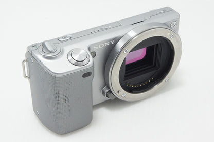 SONY ソニー NEX-5 ボディ ミラーレス一眼カメラ シルバー 260821s