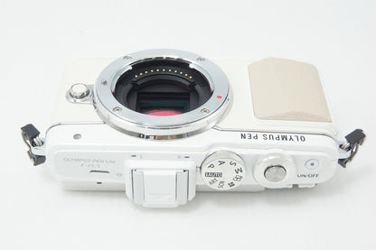 良品 OLYMPUS オリンパス PEN Lite E-PL7 ボディ ミラーレス一眼カメラ ホワイト 260818ac
