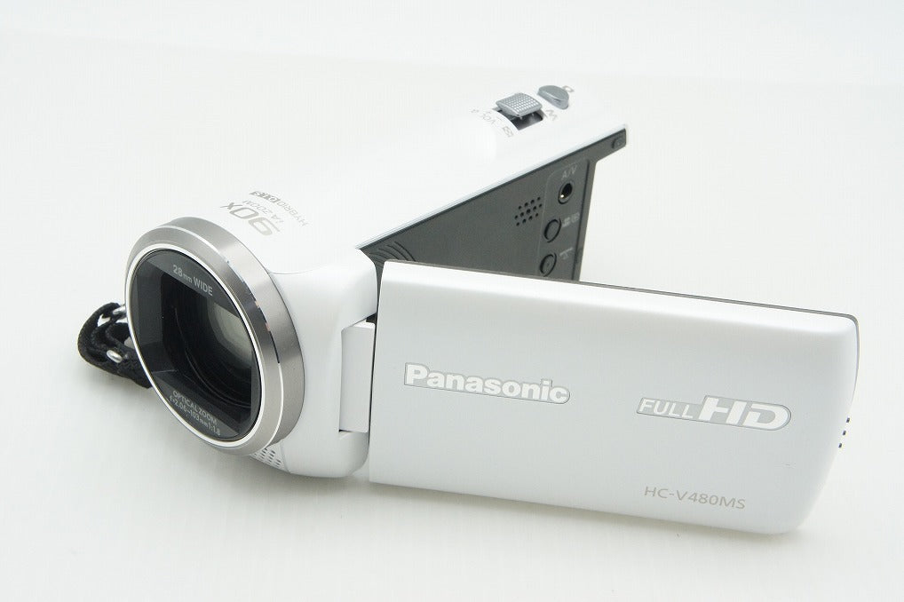 美品 Panasonic パナソニック HC-V480MS デジタルビデオカメラ ホワイト 元箱付 260211i