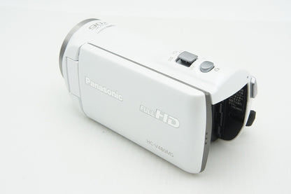 美品 Panasonic パナソニック HC-V480MS デジタルビデオカメラ ホワイト 元箱付 260211i
