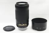 美品 Nikon ニコン AF-P DX NIKKOR 70-300mm F4.5-6.3G ED VR APS-C ズームレンズ フード付 250815l