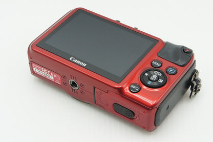 美品 Canon EOS M ボディ+ EF-M 18-55mm IS STM レンズキット ミラーレス レッド SPEEDLITE 90EX ストロボ付 260211t