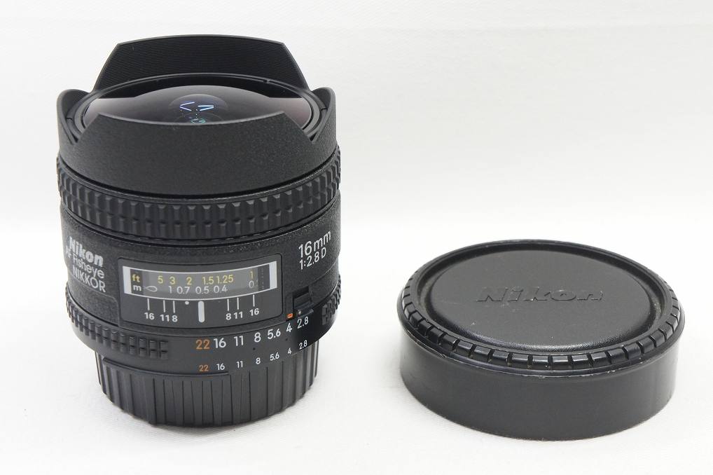 Nikon ニコン AF Fisheye Nikkor 16mm F2.8D 単焦点レンズ
