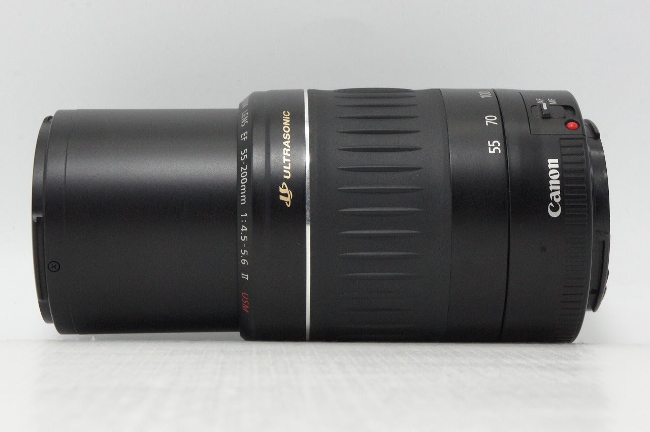 美品 Canon キヤノン EF 55-200mm F4.5-5.6 II USM ズームレンズ 260514w