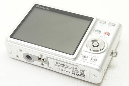 良品 CASIO カシオ EXILIM EX-Z57 コンパクトデジタルカメラ シルバー 250815a