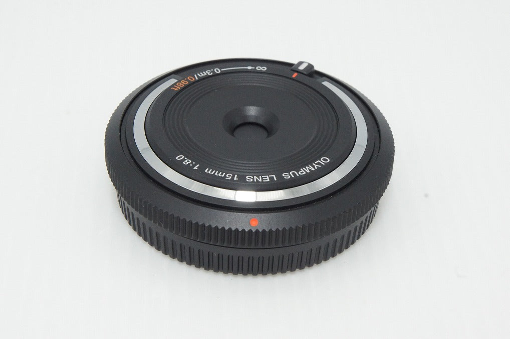美品 OLYMPUS オリンパス ボディキャップレンズ BCL-1580 マイクロフォーサーズ 260514u