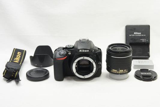 美品 Nikon ニコン D5600 + AF-P DX 18-55mm VR レンズキット デジタル一眼レフカメラ 250815k