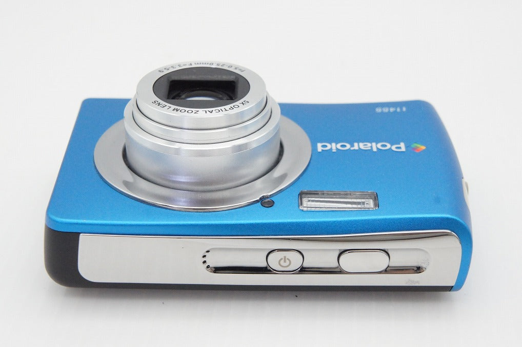 美品 POLAROID ポラロイド t1455 コンパクトデジタルカメラ ブルー 元箱付 260319p